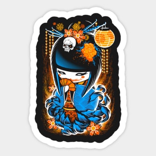 Kokeshi Doll Sticker